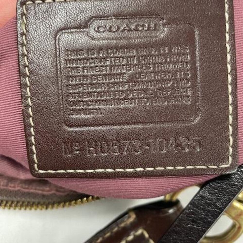 Coach Signature Patchwork Shoulder/Crossbody Bag - image 7